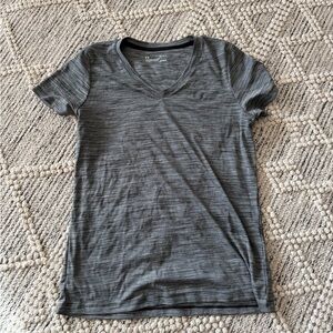 Under Armour Heathered Gray V-Neck Tee